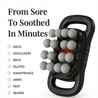 Core Collective - 16 Head Deep Tissue Massage Gun with Red Light Therapy