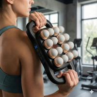 Core Collective - 16 Head Deep Tissue Massage Gun with Red Light Therapy