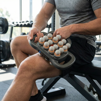 Core Collective - 16 Head Deep Tissue Massage Gun with Red Light Therapy