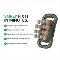 Core Collective - 16 Head Deep Tissue Massage Gun with Red Light Therapy