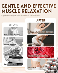 Core Collective PulsePro - 16 Head Deep Tissue Massage Gun Set with Red Light Therapy