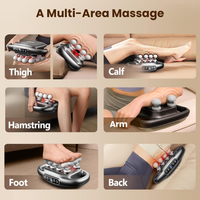 Core Collective PulsePro - 16 Head Deep Tissue Massage Gun Set with Red Light Therapy