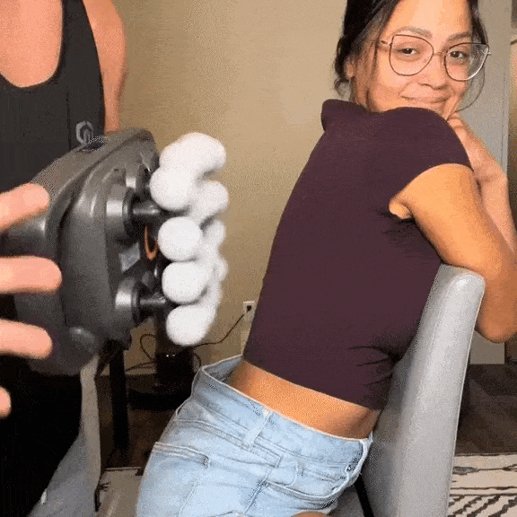 Core Collective PulsePro - 16 Head Deep Tissue Massage Gun Set with Red Light Therapy